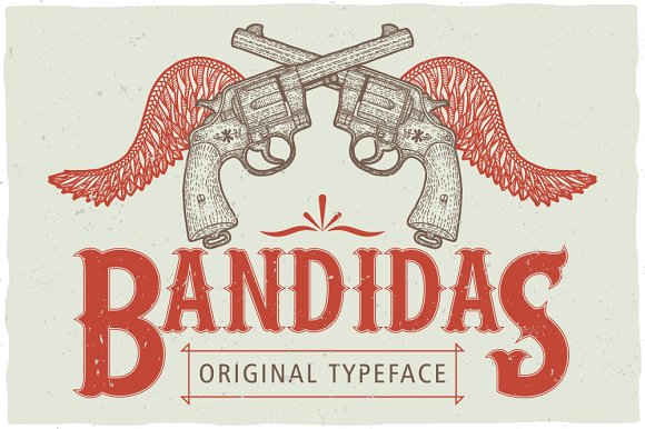 Beispiel einer Bandidas Label Font-Schriftart #3
